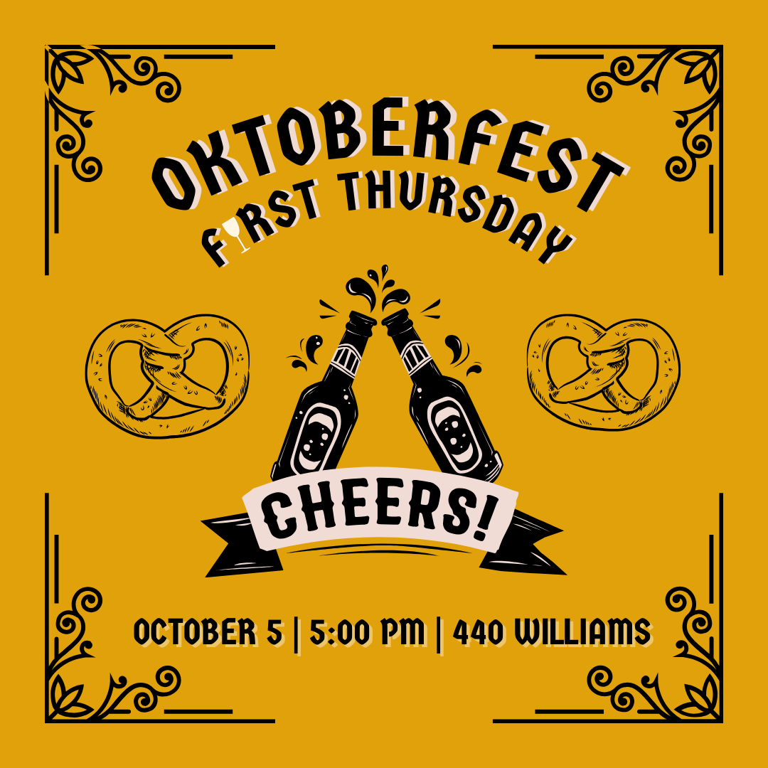 Oktoberfest First Thursday invitation