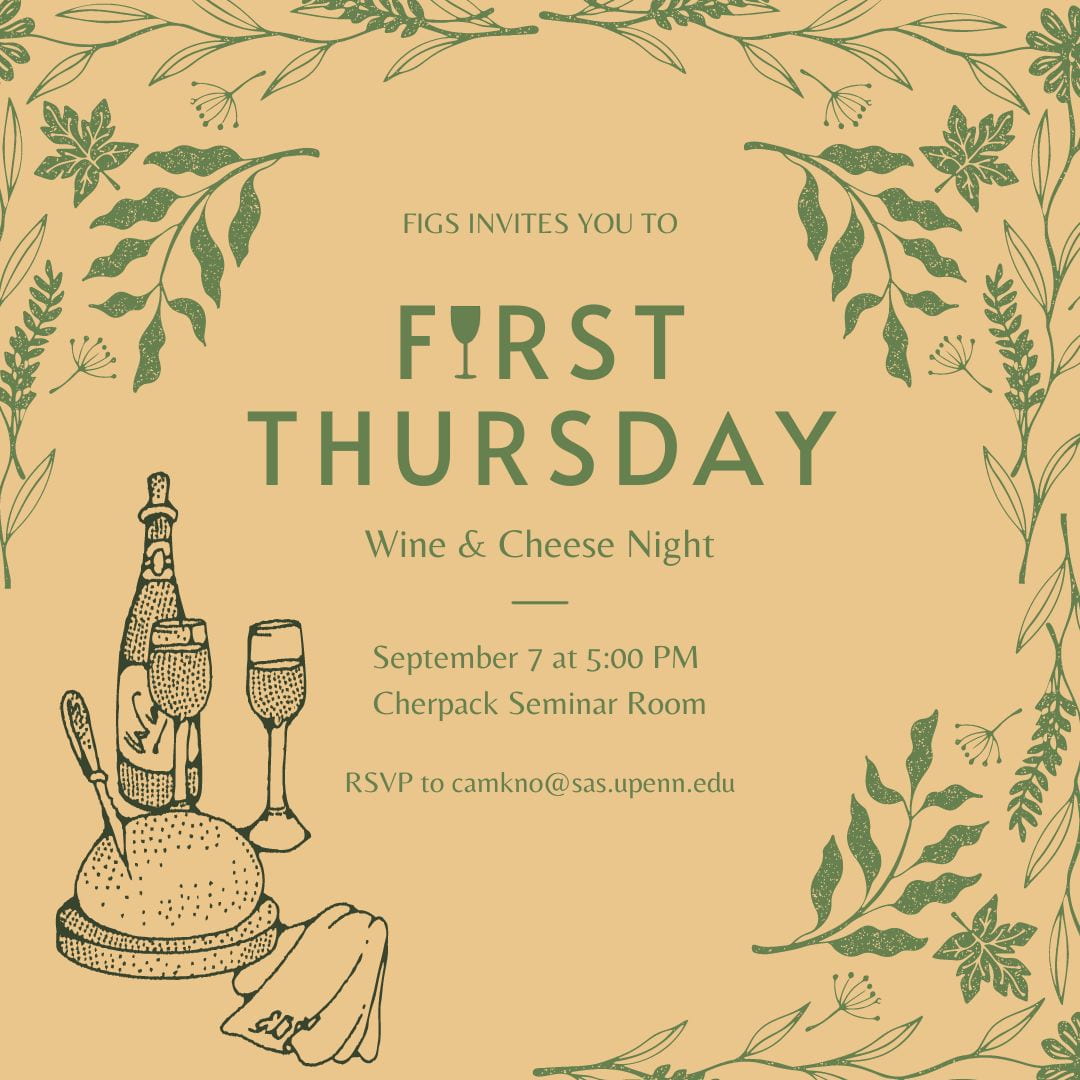 Invitation for September's First Thursday
