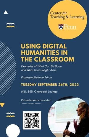 Using digital humanities in the classroom poster