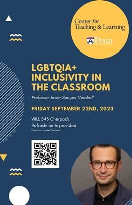 LGBT inclusion in the classroom poster
