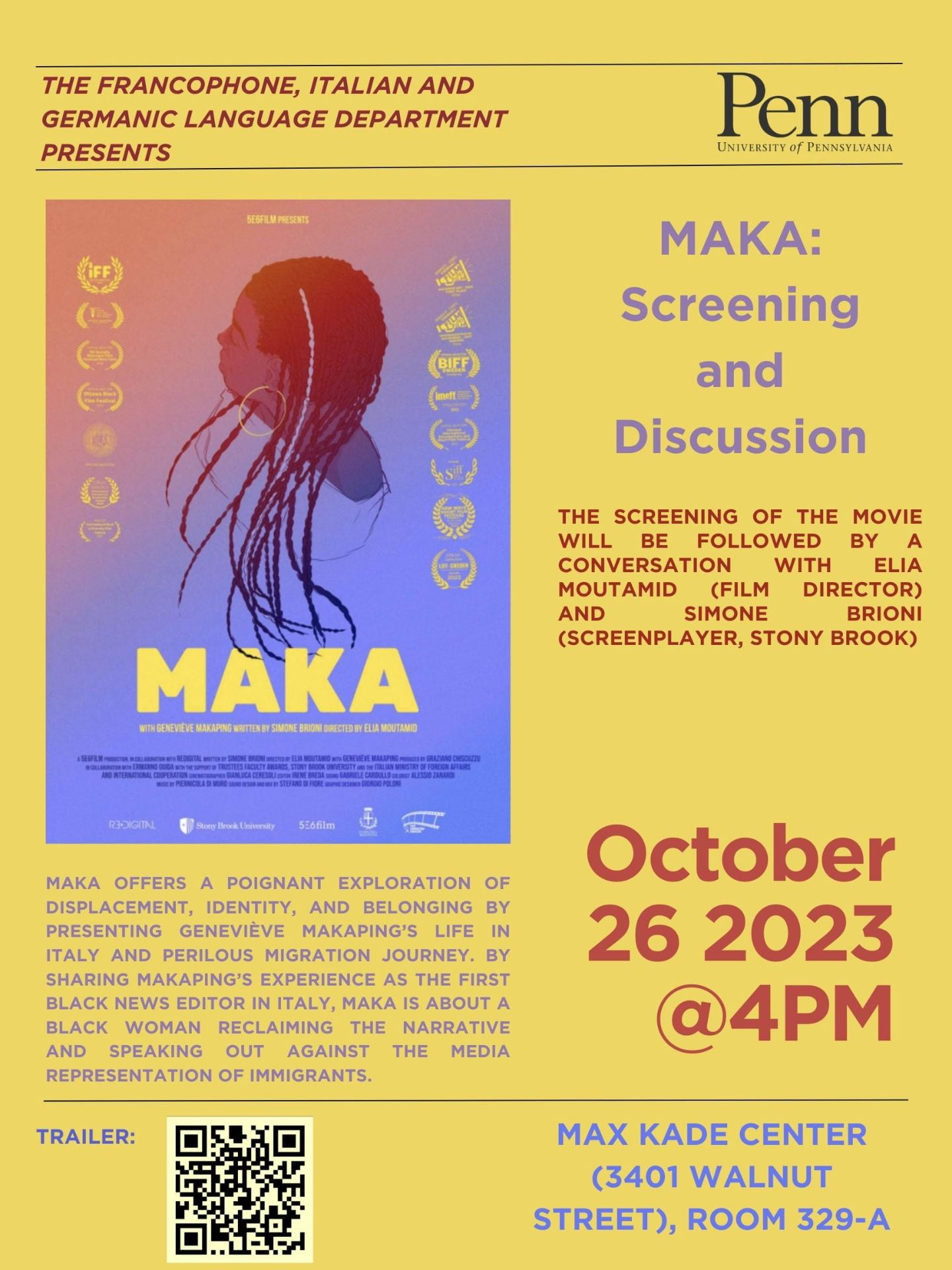 Maka event poster