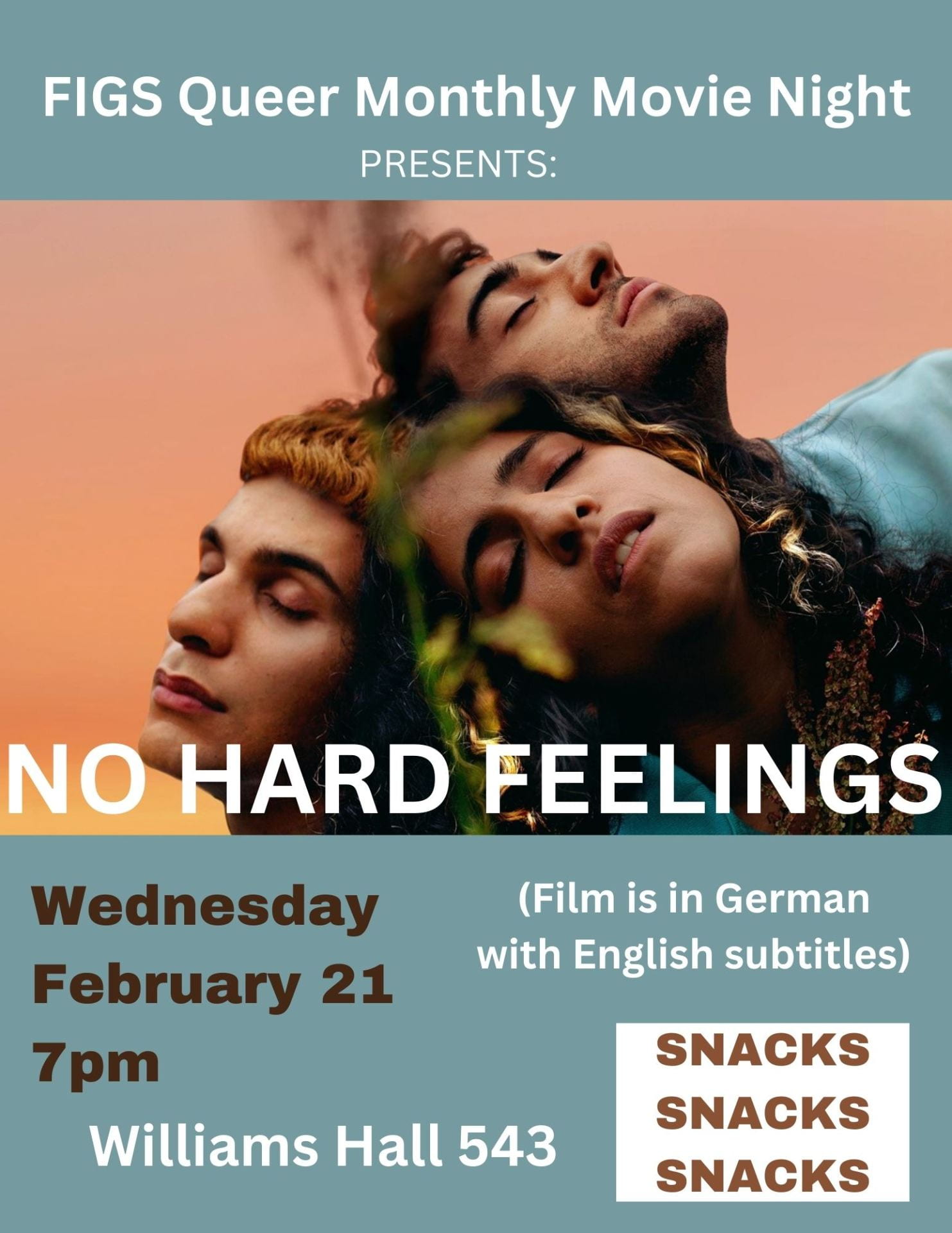 no hard feelings poster